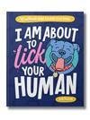 i am about to lick your human 3d book cover 